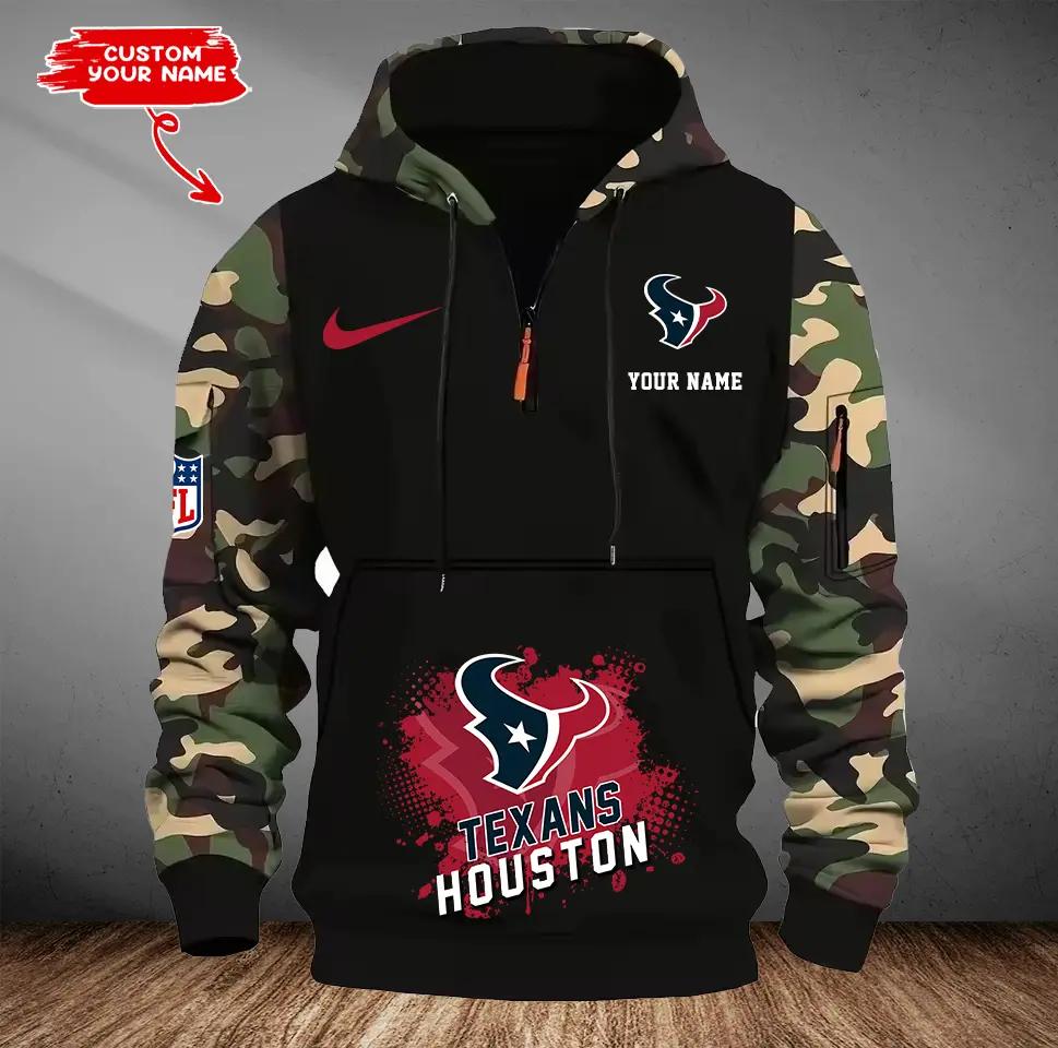 Houston Texans Camouflage Hooded Sweatshirt HA44