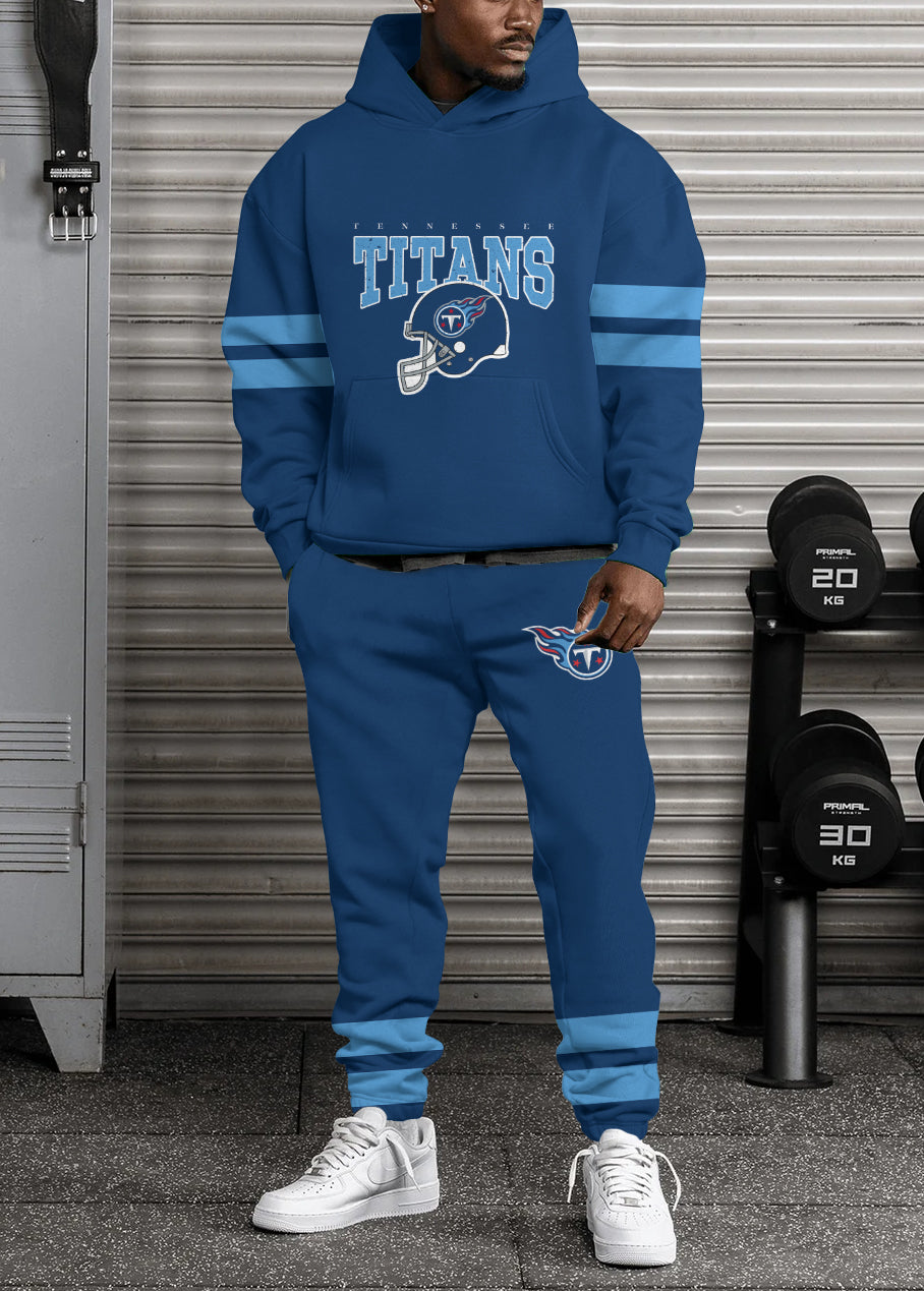 Tennessee Titans Combo Pullover Hoodie And Sweatpants AZBTPHSP000320