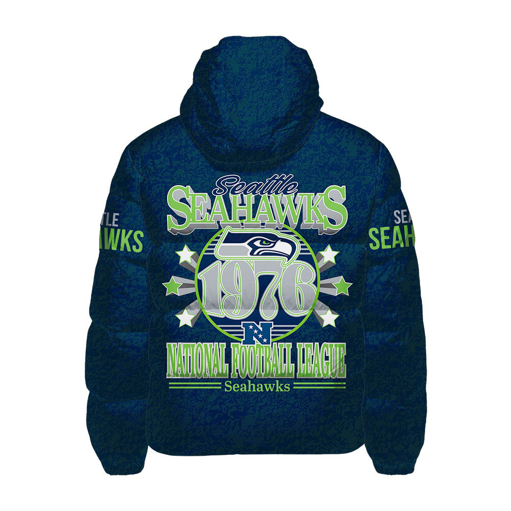 Seattle Seahawks CozyCloud Down Jacket AZBTDWJ000079