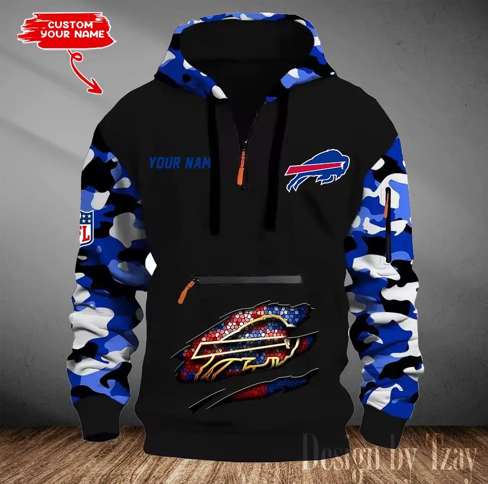 Buffalo Bills Camouflage Hooded Sweatshirt HA66