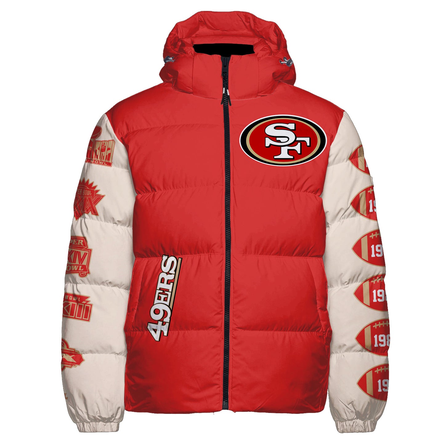 San Francisco 49ers CozyCloud Down Jacket AZBTDWJ000341