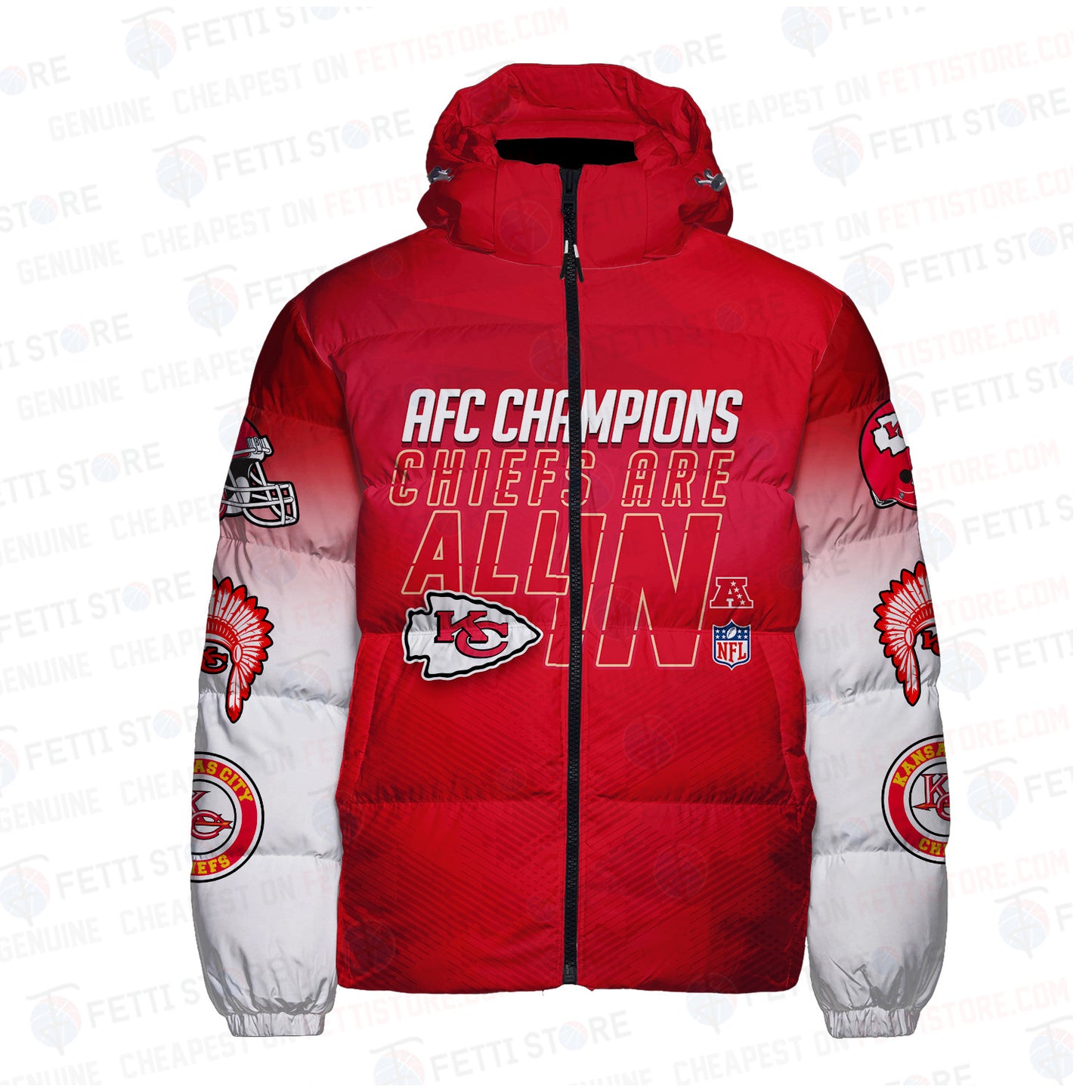 Kansas City Chiefs CozyCloud Down Jacket AZBTDWJ000052