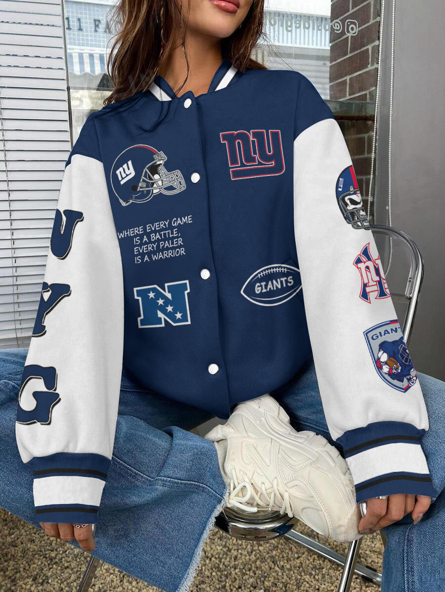 New York Giants National Football League Varsity Jacket AZBTVJK000621