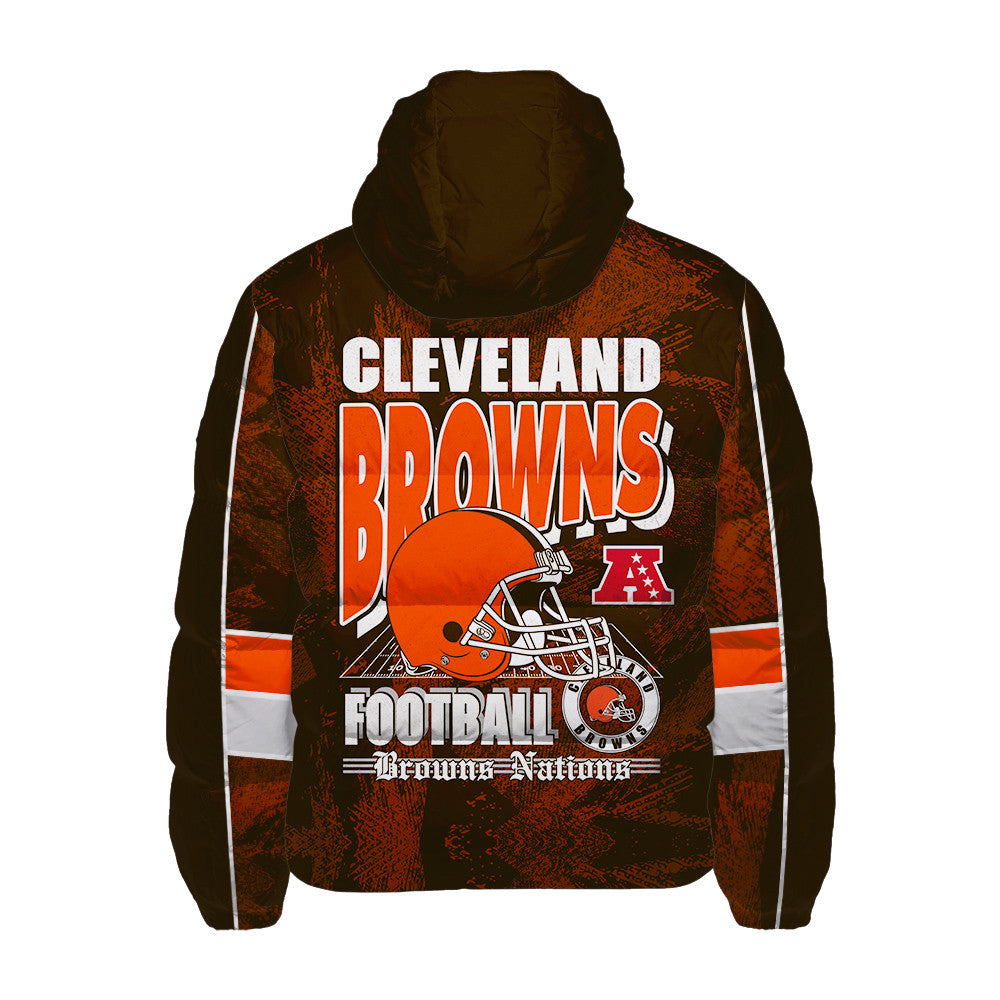 Cleveland Browns CozyCloud Down Jacket AZBTDWJ000108