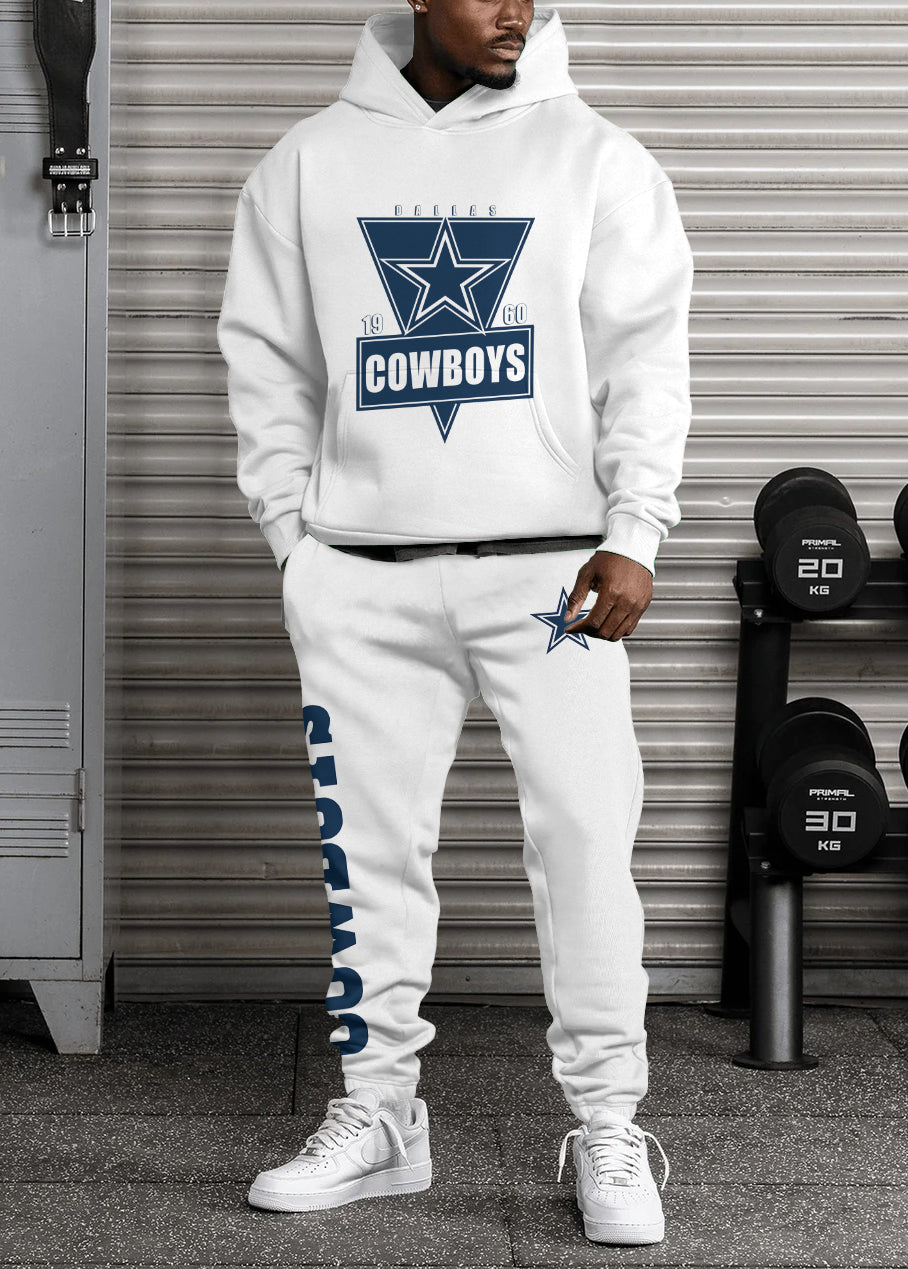 Dallas Cowboys Combo Pullover Hoodie And Sweatpants AZBTPHSP000061