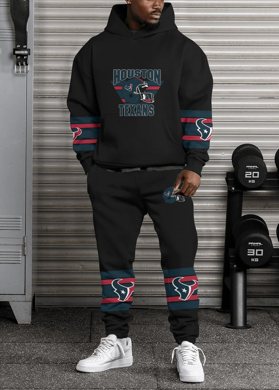 Houston Texans Combo Pullover Hoodie And Sweatpants AZBTPHSP000110