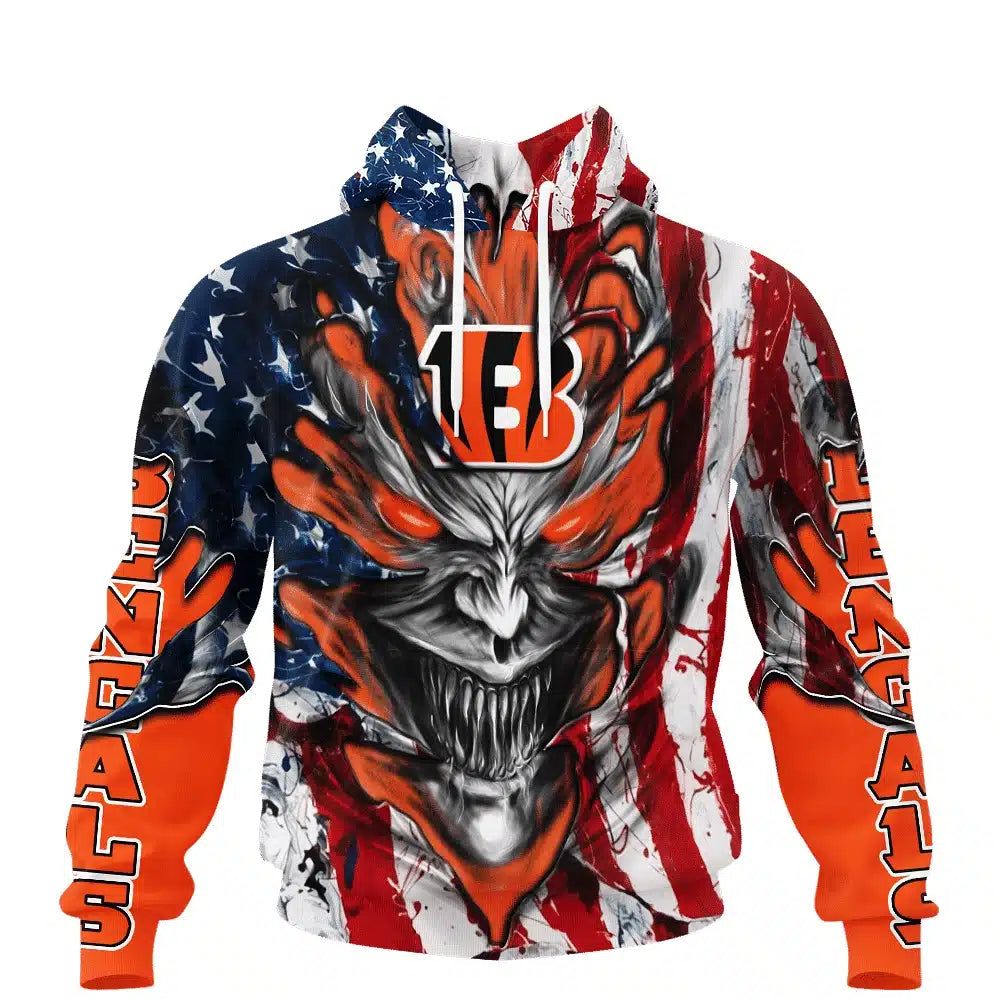 Cincinnati Bengals All Over Printed T-shirt Sweatshirt Hoodie AZCHD574