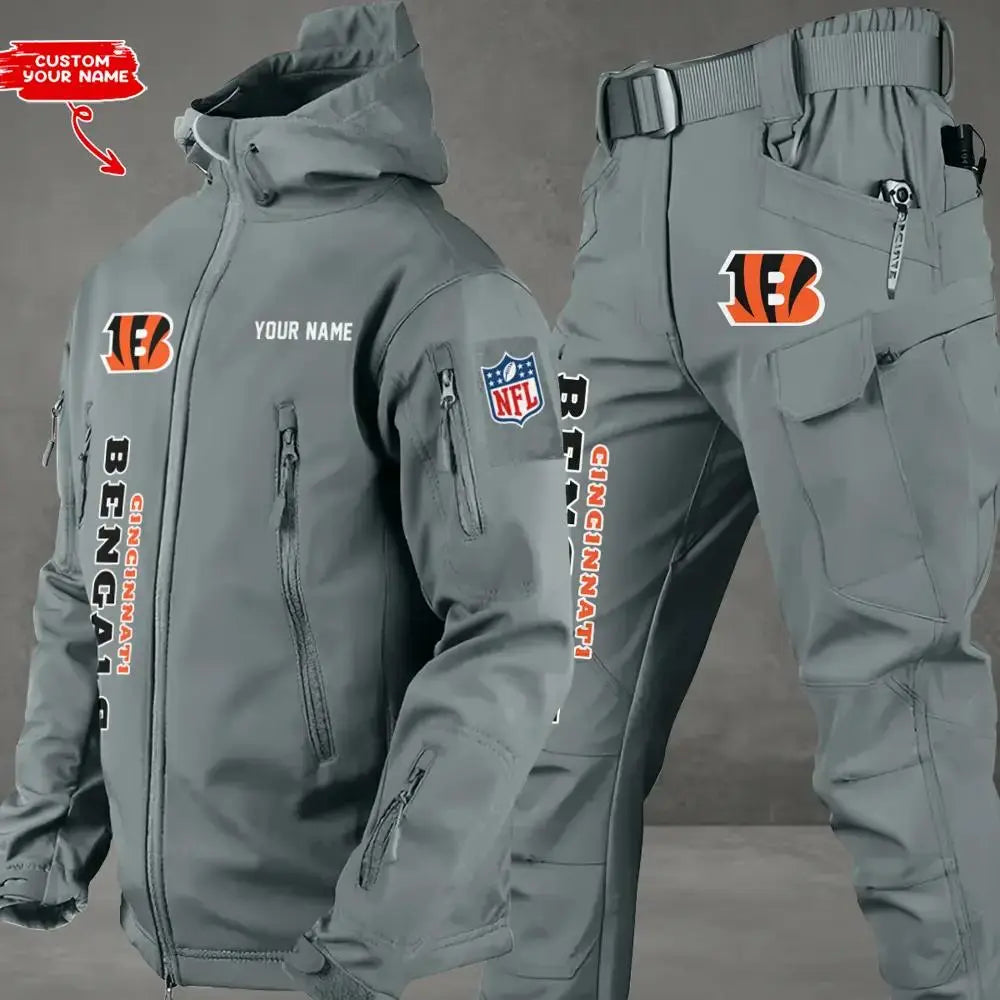 Cincinnati Bengals Outdoor Jacket and Pants 000153