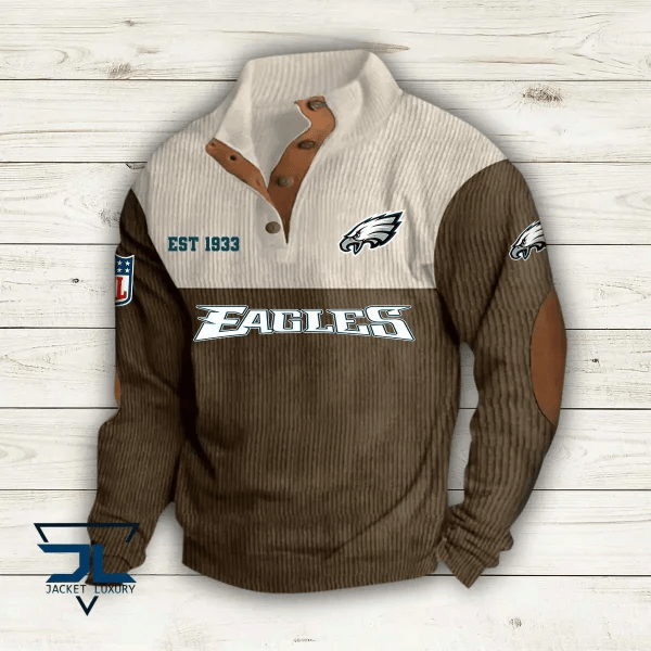 Philadelphia Eagles Colorful Stand Collar Sweatshirt AZBTCSSW000033