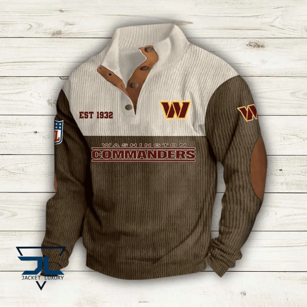 Washington Commanders Colorful Stand Collar Sweatshirt AZBTCSSW000040