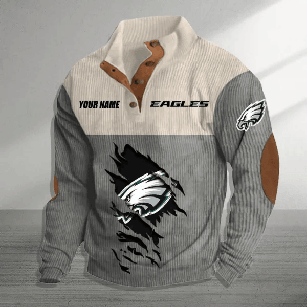 Philadelphia Eagles Colorful Stand Collar Sweatshirt AZBTCSSW000039