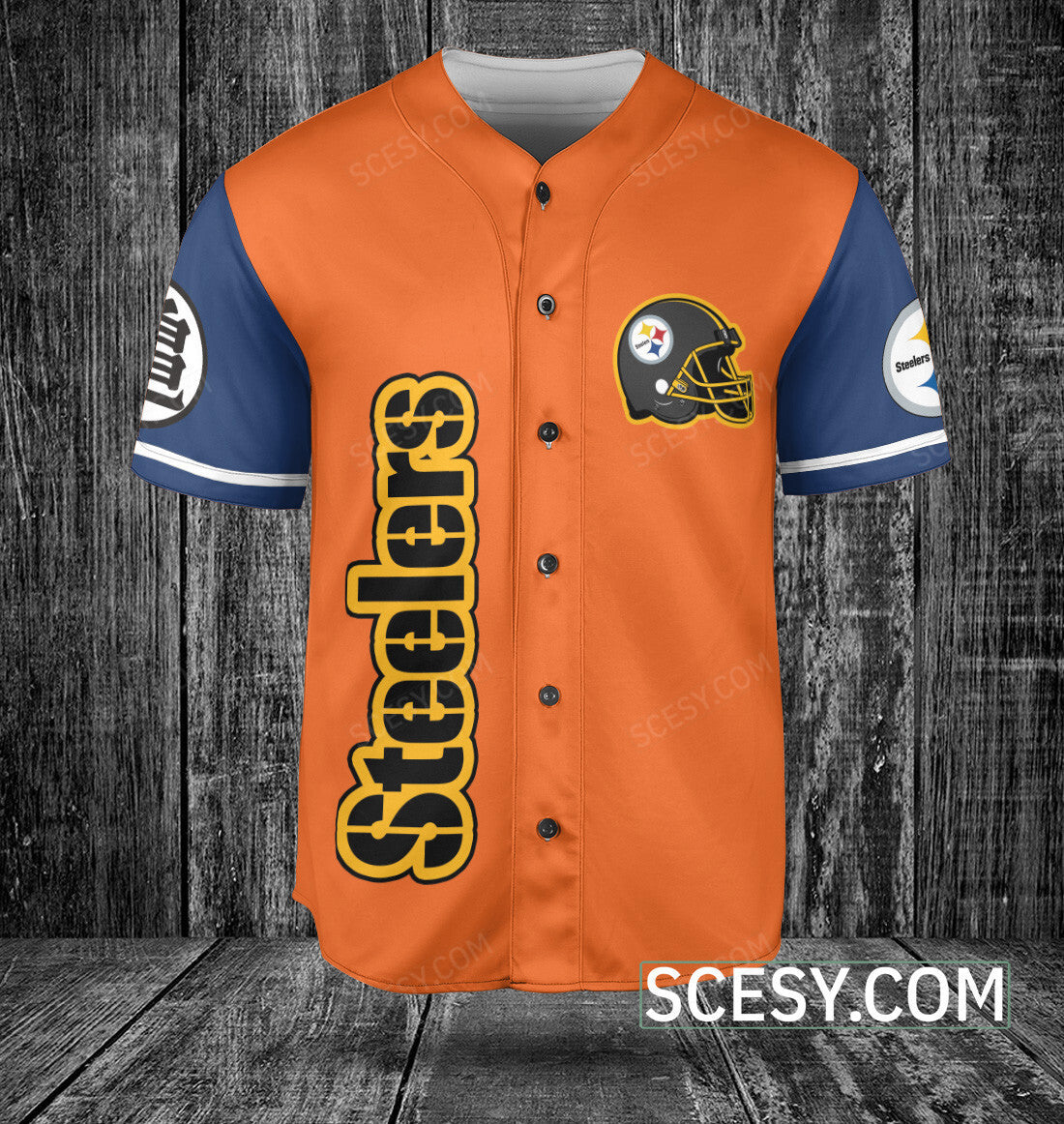 Pittsburgh Steelers Dragon Ball Baseball Jersey