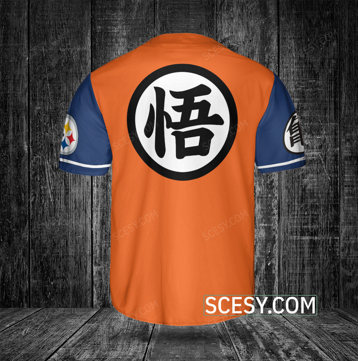 Pittsburgh Steelers Dragon Ball Son Goku Baseball Jersey