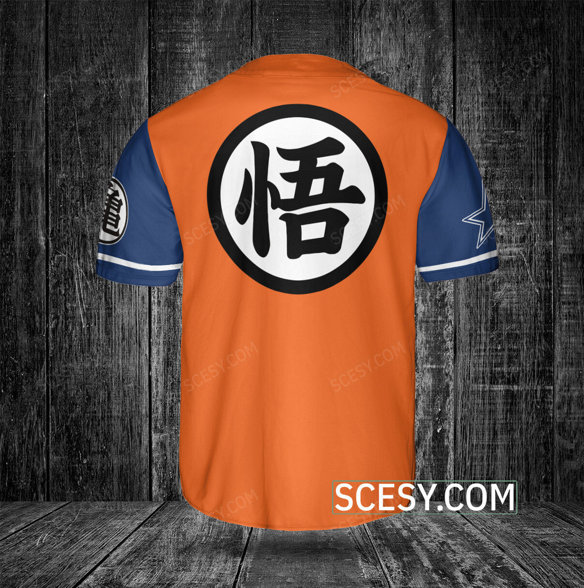 Dallas Cowboys Dragon Ball Son Goku Baseball Jersey
