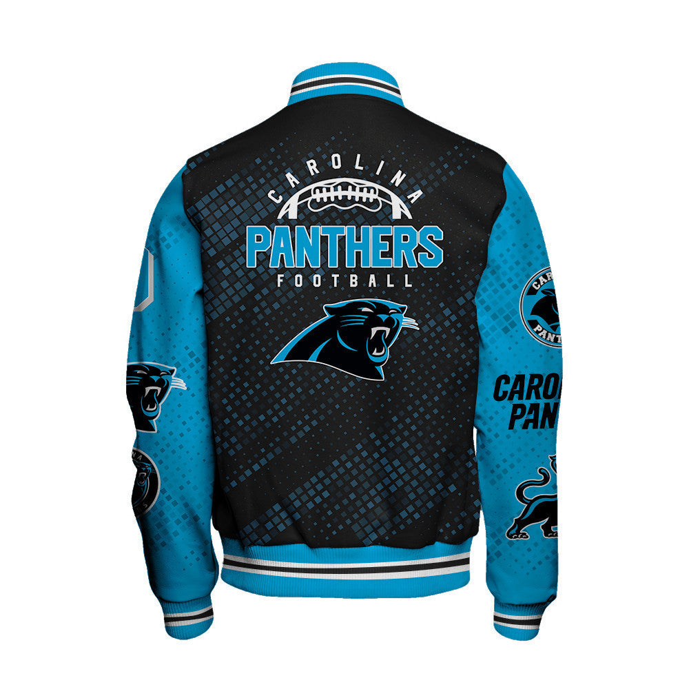 Carolina Panthers National Football Conference Unisex Varsity Jacket AZBTVJK000001