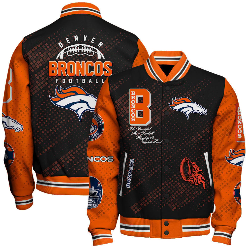 Denver Broncos National Football Conference Unisex Varsity Jacket AZBTVJK000002