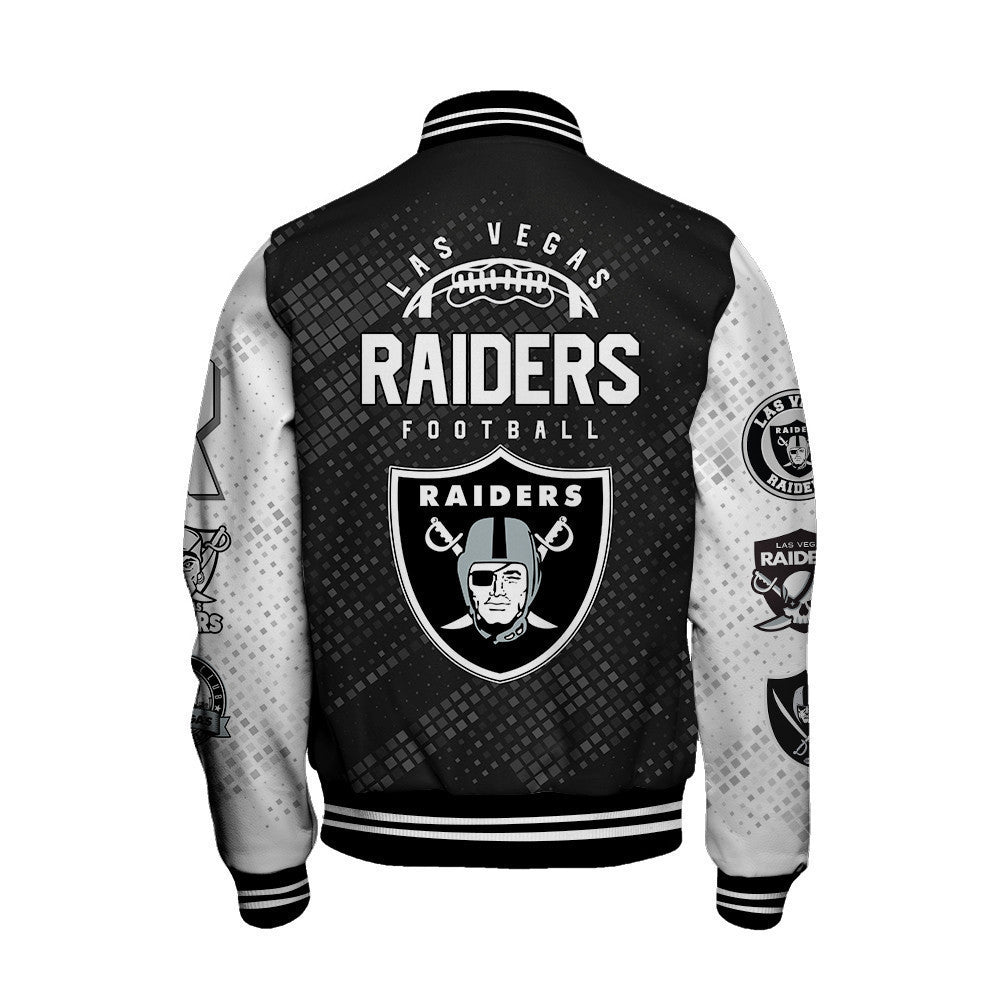 Las Vegas Raiders National Football Conference Unisex Varsity Jacket AZBTVJK000006