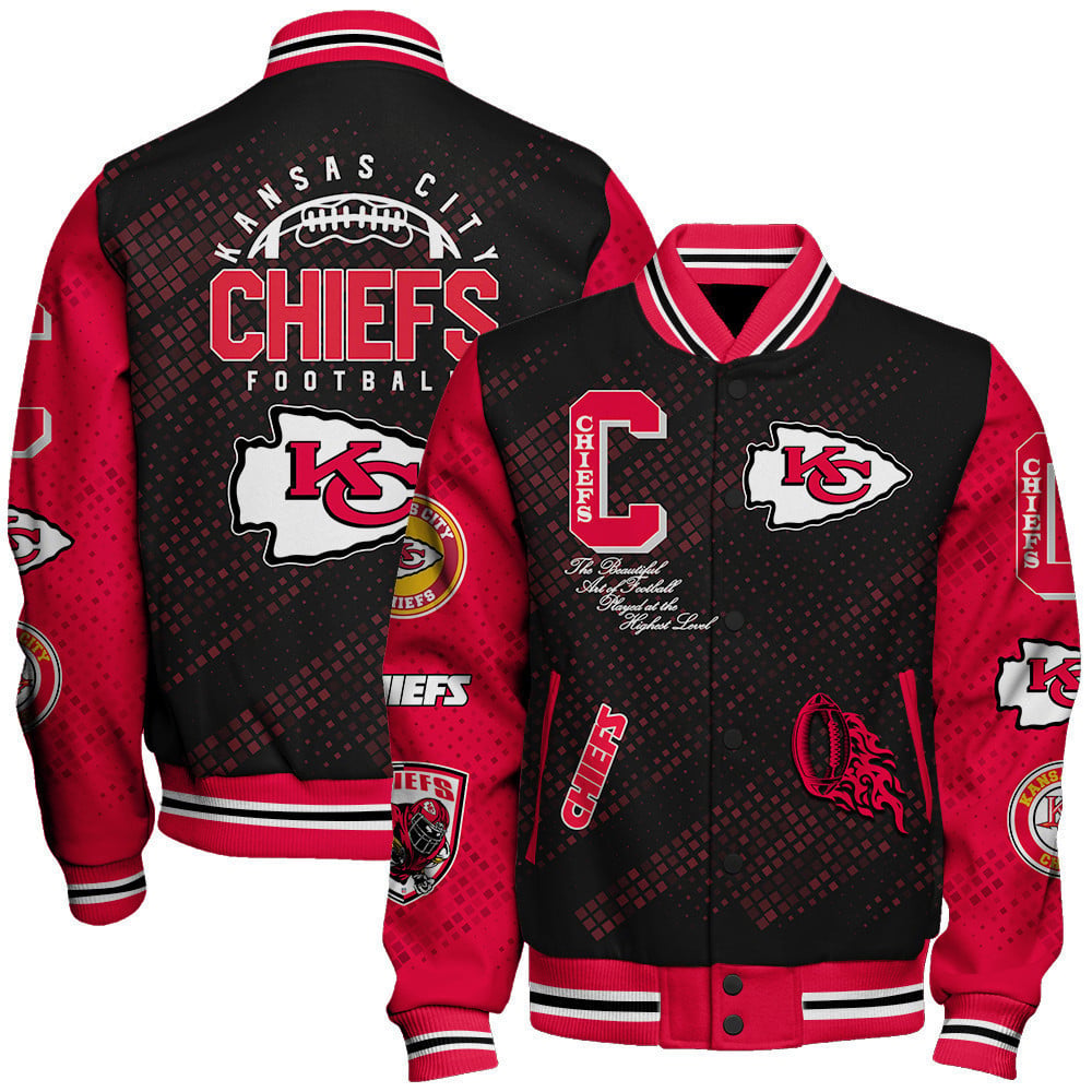 Kansas City Chiefs National Football Conference Unisex Varsity Jacket AZBTVJK000005