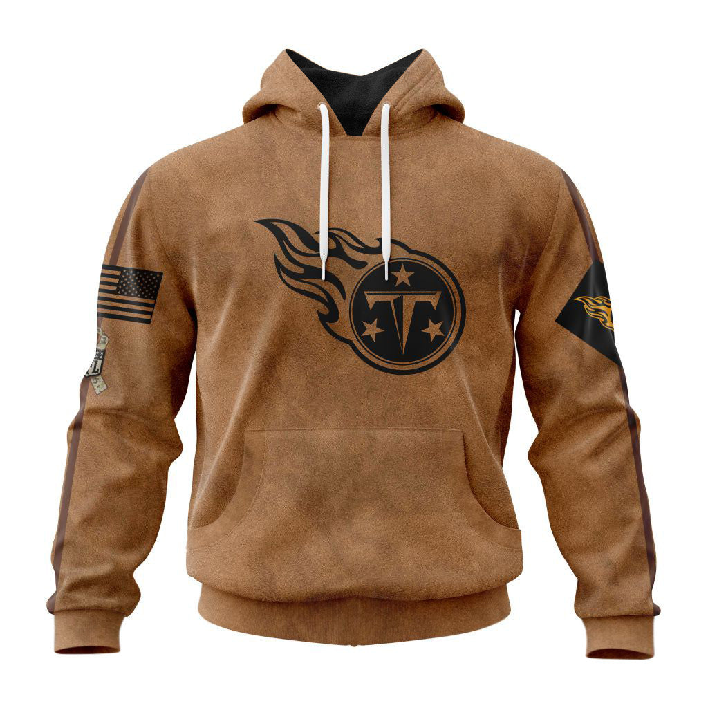 Tennessee Titans Personalized Salute To Service Club Hoodie AZBTHD000014