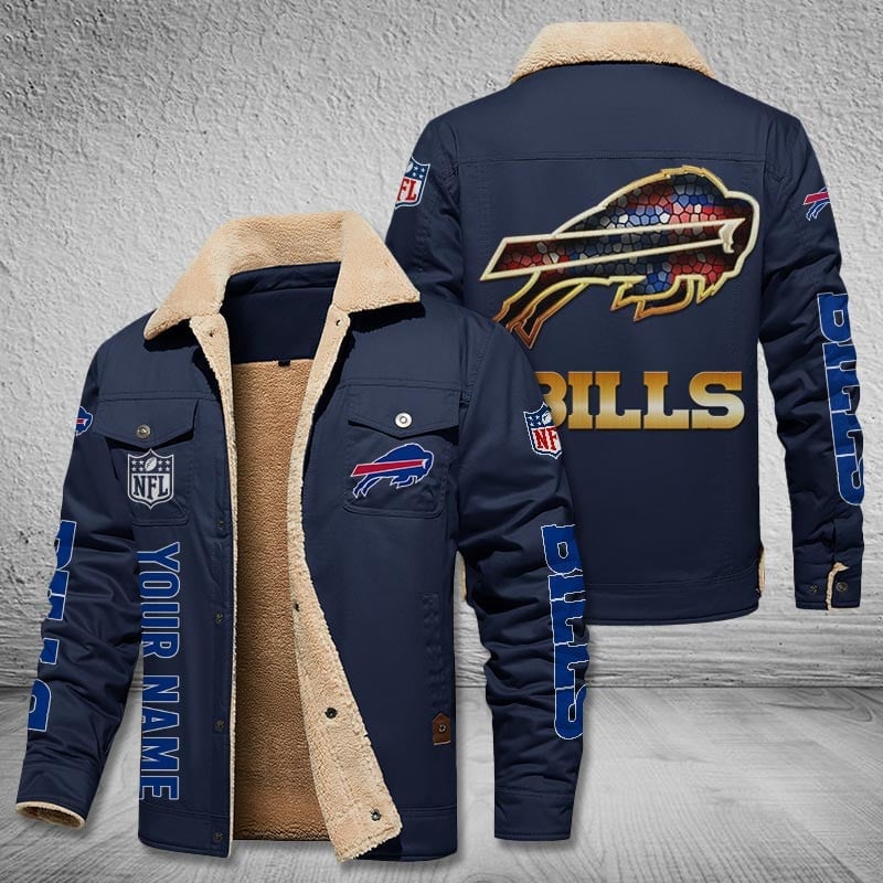 Buffalo Bills New Personalized Winter Fleece Bomber Jacket AZBTWFBJ000048