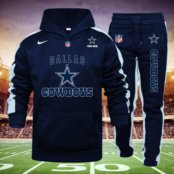 Dallas Cowboys New Personalized Hoodie and Sweatpants Set AZBTHDS000001