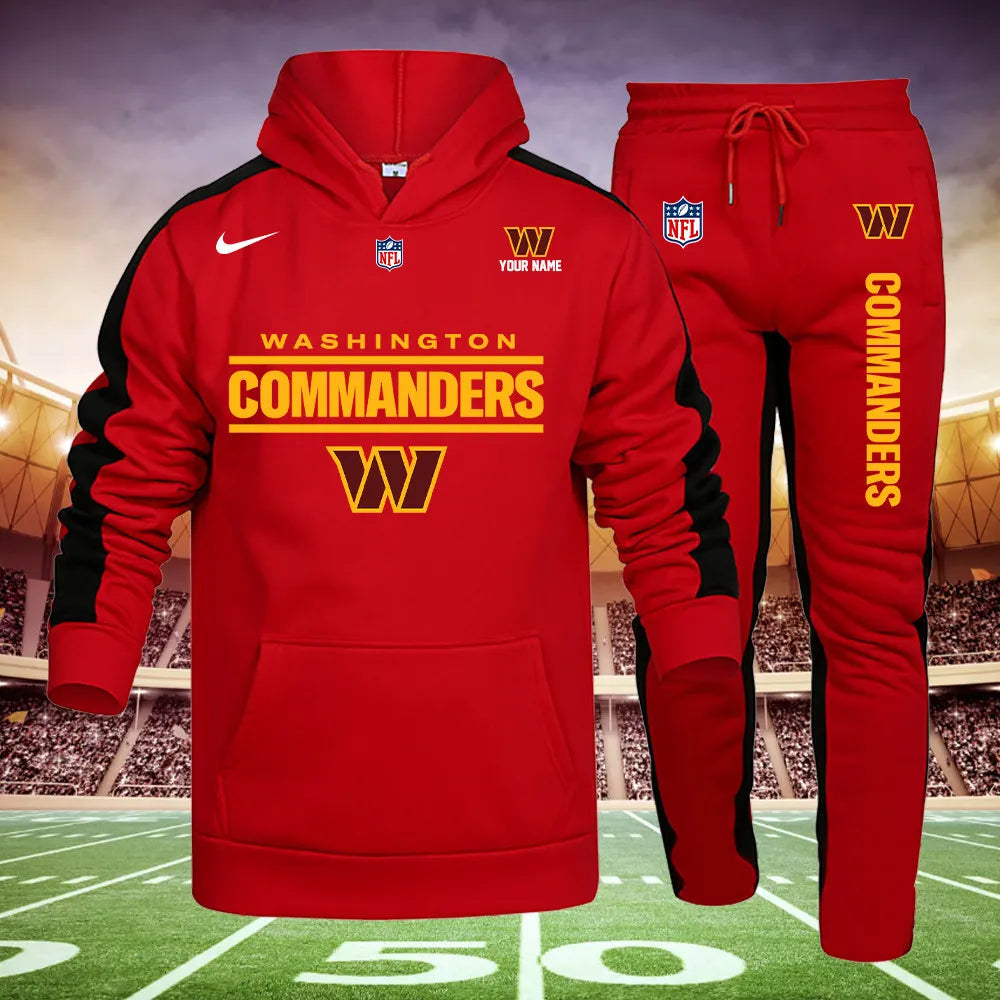 Washington Commanders New Personalized Hoodie and Sweatpants Set AZBTHDS000016