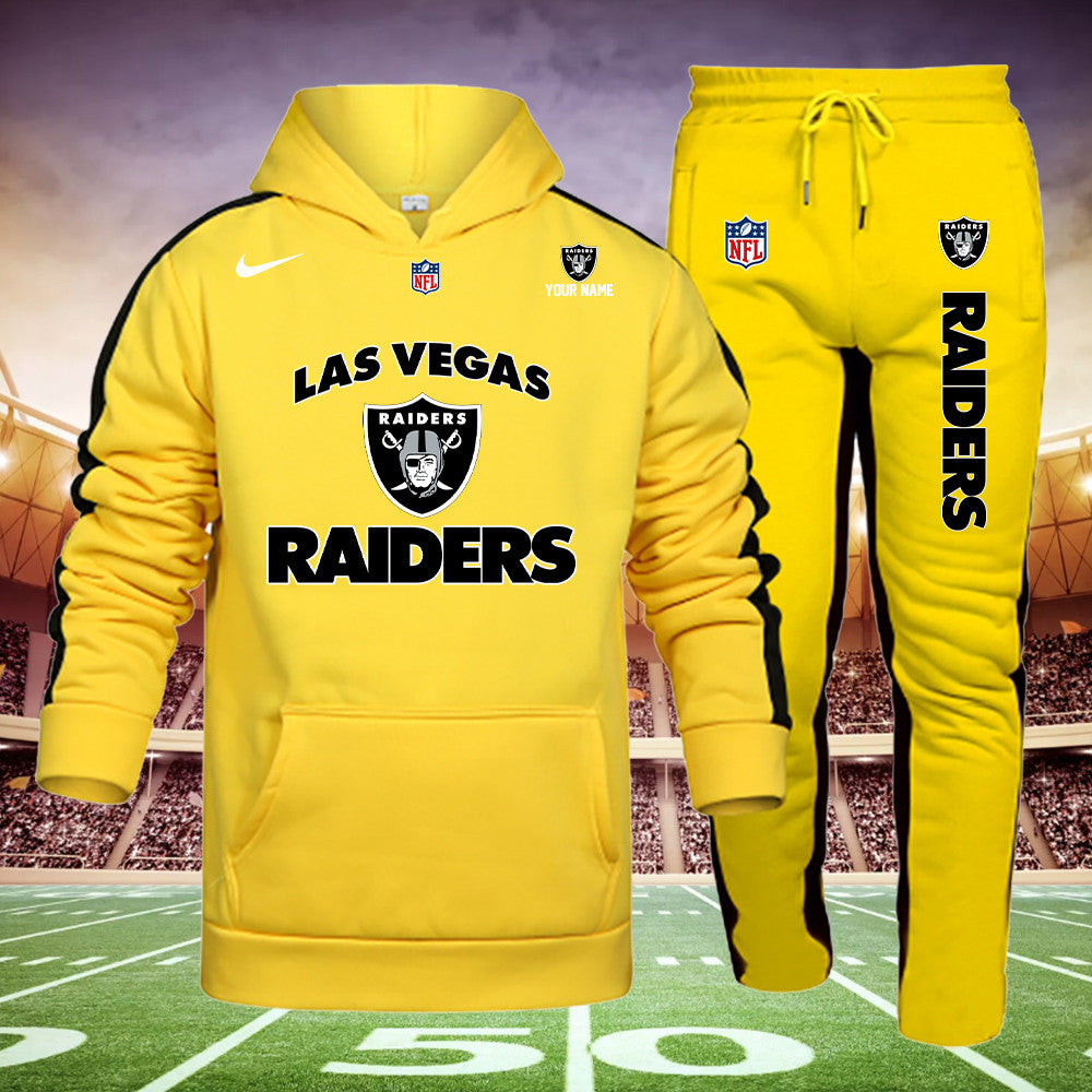 Las Vegas Raiders New Personalized Hoodie and Sweatpants Set AZBTHDS000032
