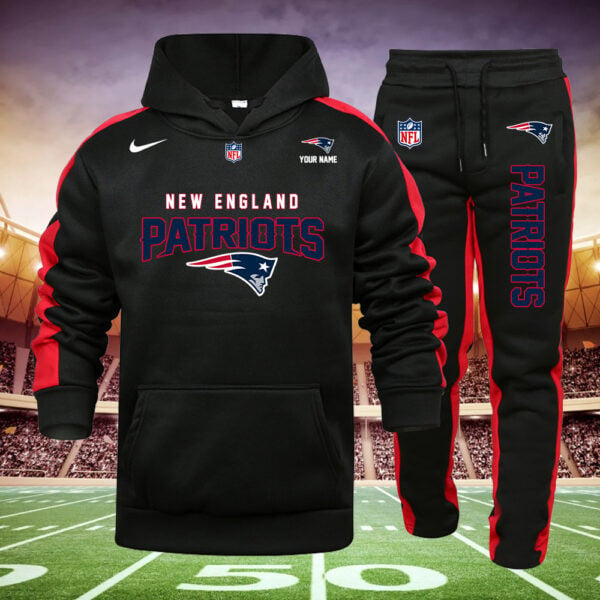New England Patriots New Personalized Hoodie and Sweatpants Set AZBTHDS000020