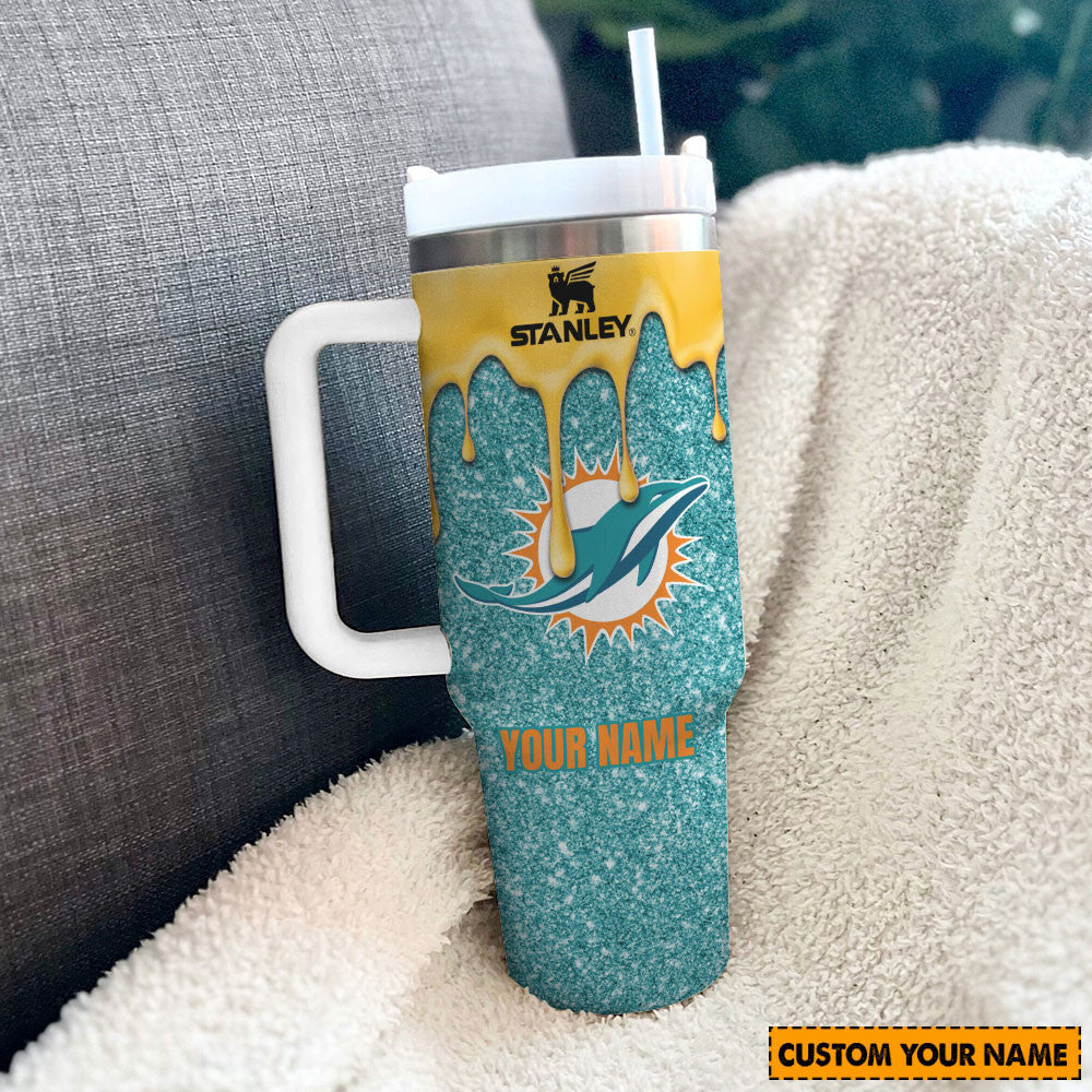 Miami Dolphins New Personalized 40oz Tumbler Limited Edition AZBT40OZ000042