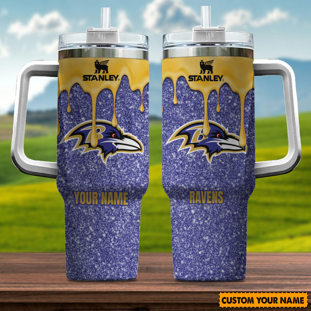 Baltimore Ravens New Personalized 40oz Tumbler Limited Edition AZBT40OZ000043