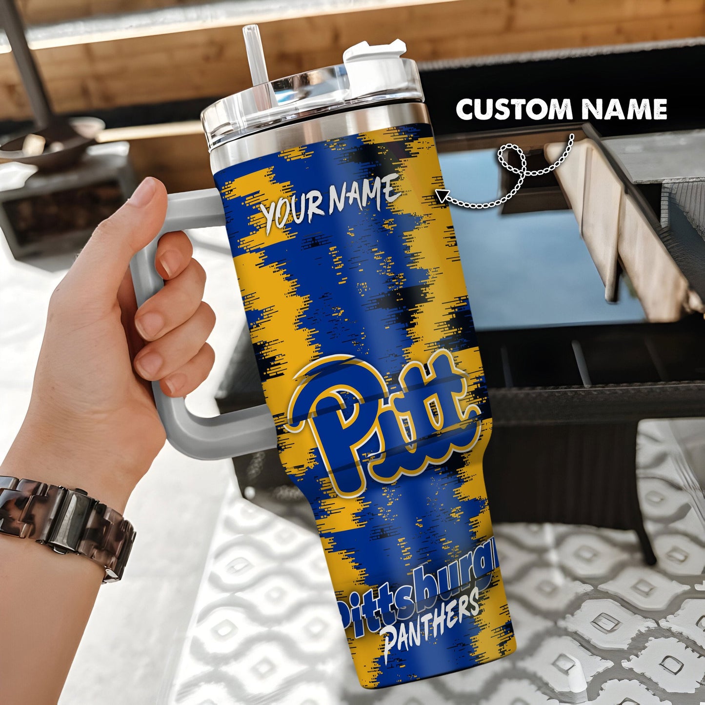 Pittsburgh Panthers New Personalized 40oz Tumbler Limited Edition AZBT40OZ000077