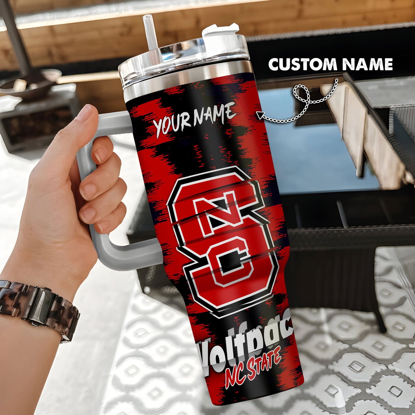 NC State Wolfpack New Personalized 40oz Tumbler Limited Edition AZBT40OZ000100
