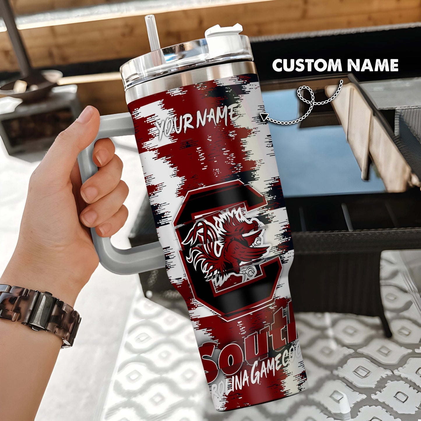 South Carolina Gamecocks New Personalized 40oz Tumbler Limited Edition AZBT40OZ000099