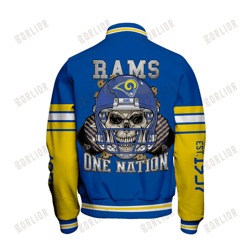 Los Angeles Rams Team Spirit Varsity Jacket AZBTVJK000304