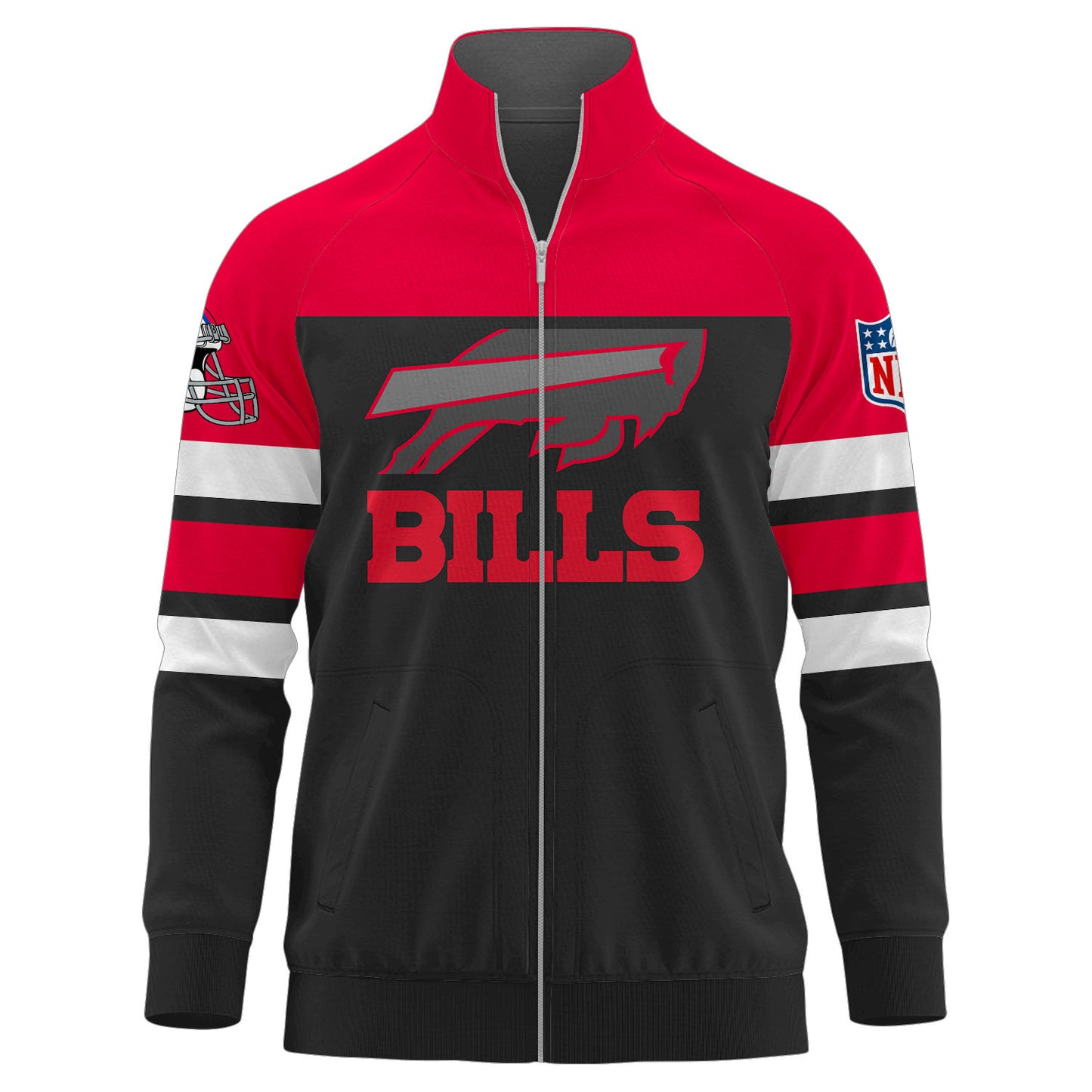 Buffalo Bills Premium Ultimate Game Day Stand Collar Jacket AZBTSCJK000011