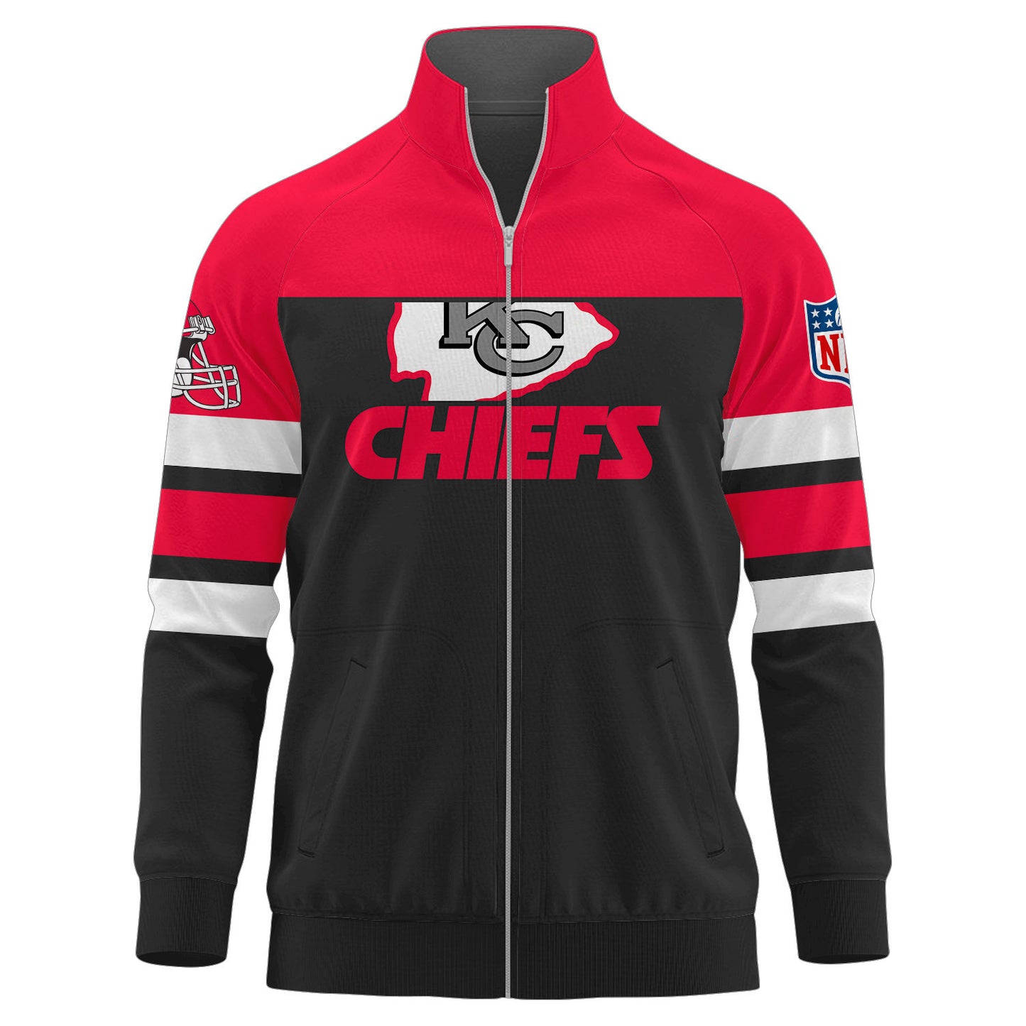Kansas City Chiefs Premium Ultimate Game Day Stand Collar Jacket AZBTSCJK000008