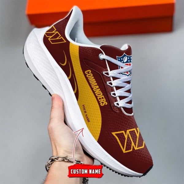 Washington Commanders Lightweight Patch Decor Running Shoes NA05