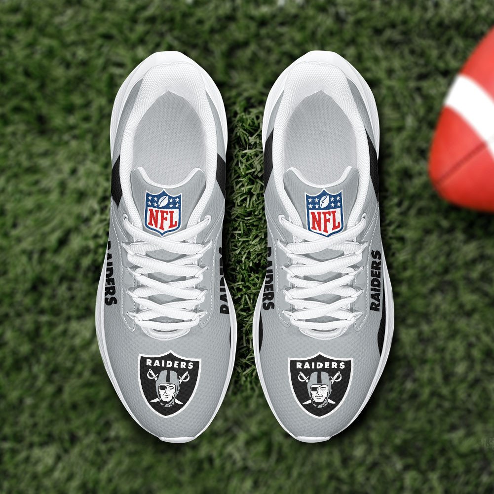 Las Vegas Raiders Lightweight Patch Decor Running Shoes NA06