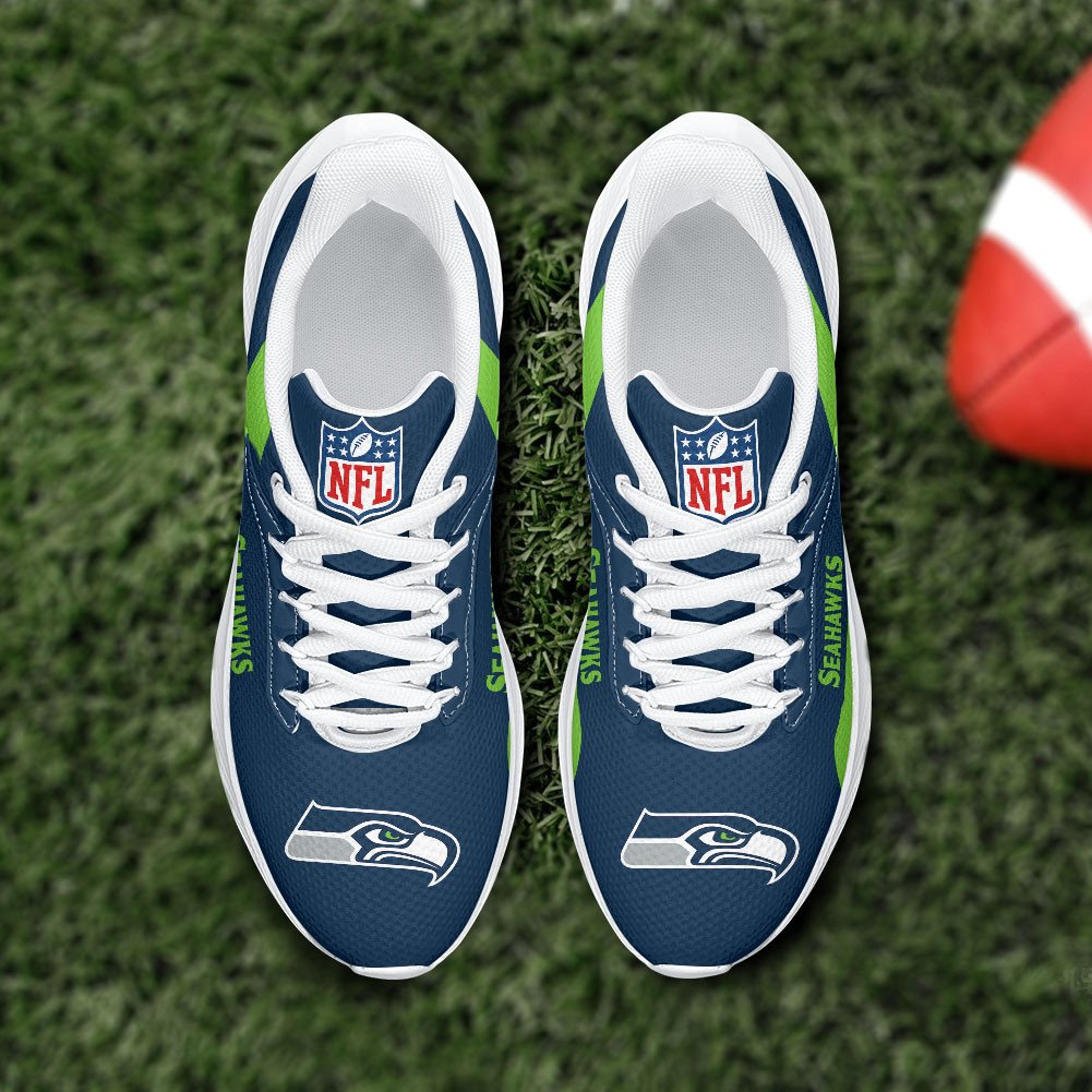 Seattle Seahawks Lightweight Patch Decor Running Shoes NA11
