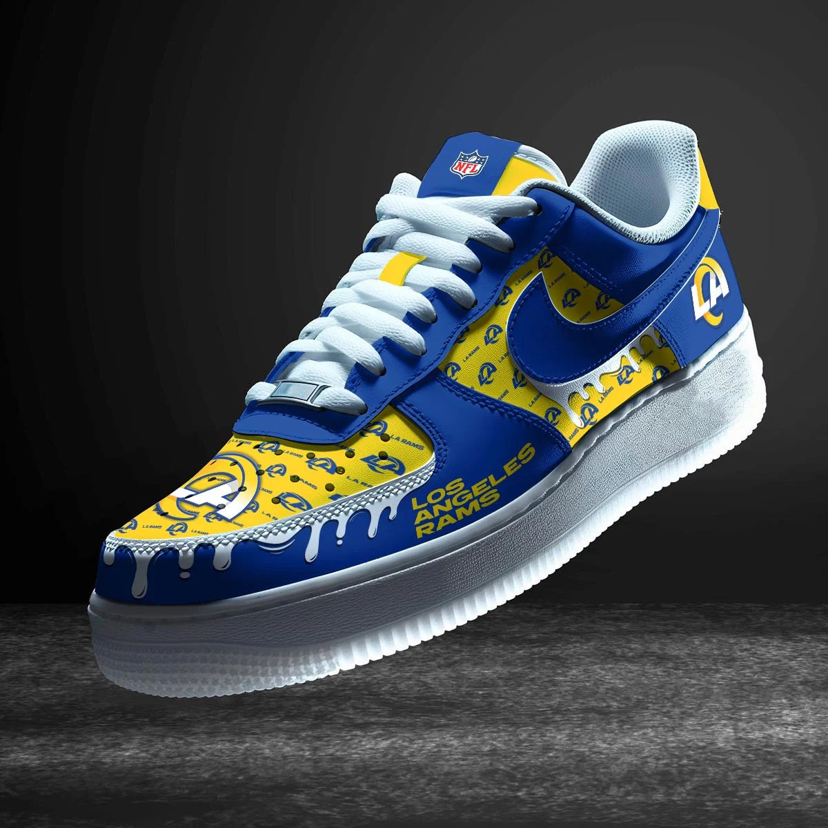 Los Angeles Rams New Personalized AF1-1 Sneakers AZDDAF1000014