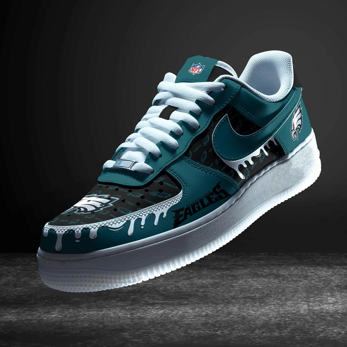Philadelphia Eagles New Personalized AF1-1 Sneakers AZDDAF1000015
