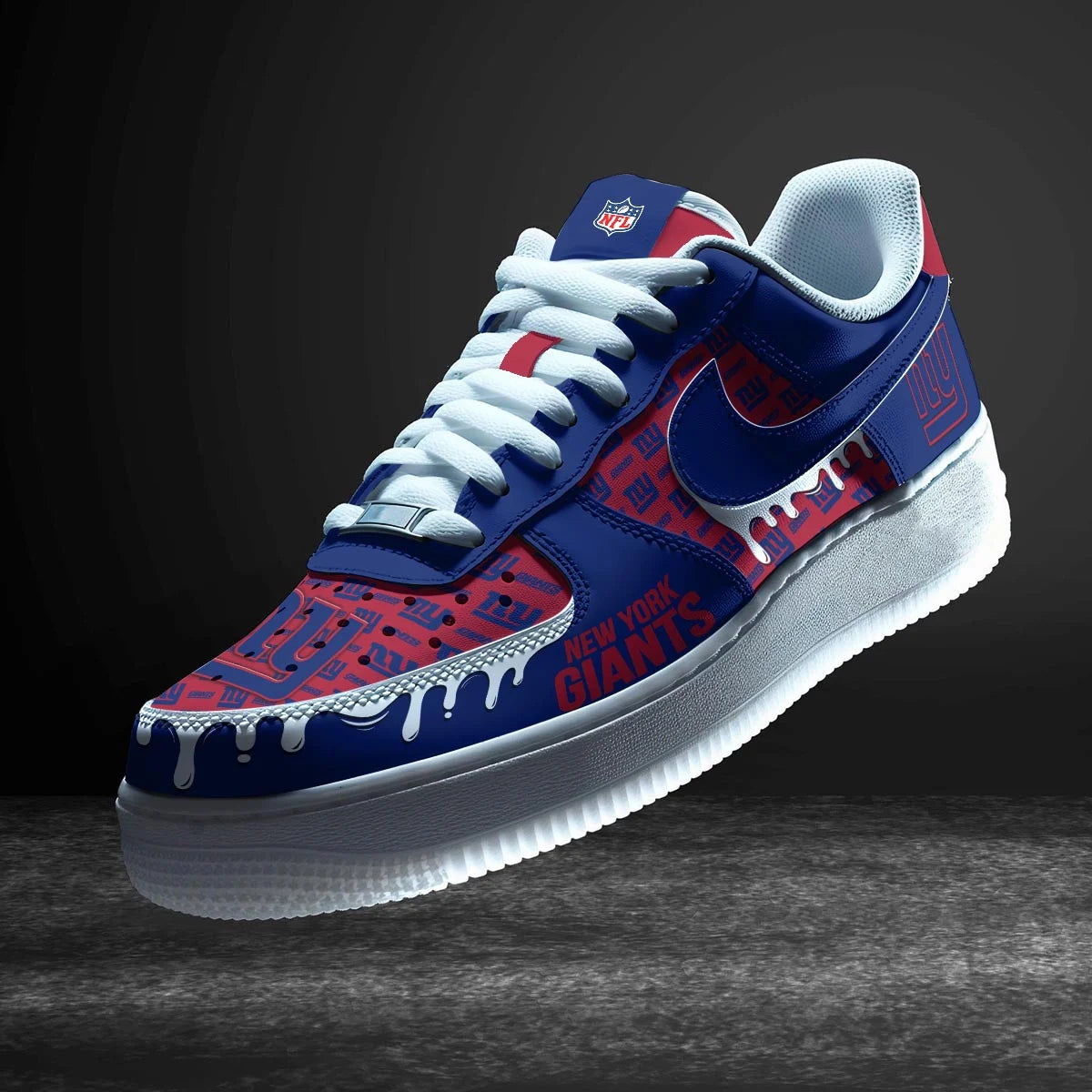 New York Giants New Personalized AF1-1 Sneakers AZDDAF1000029