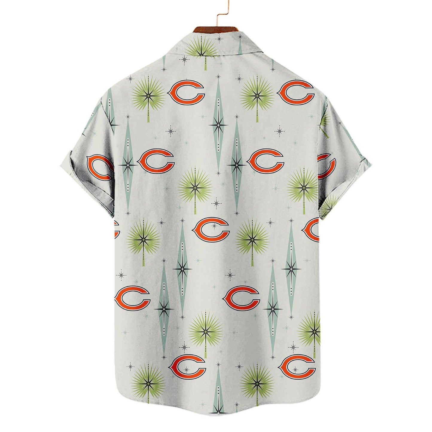 Chicago Bears Summer Hawaiian Shirt Logo AZBTHWS000013