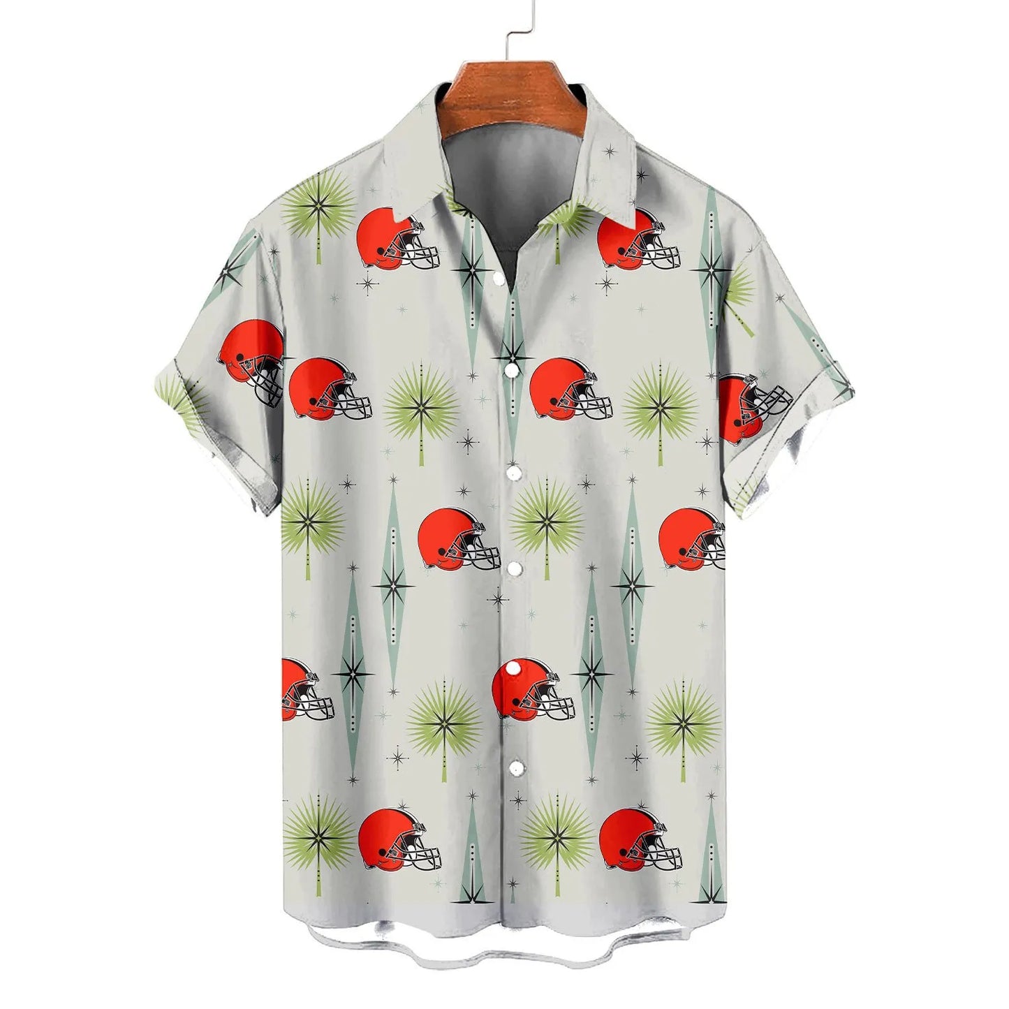 Cleveland Browns Summer Hawaiian Shirt Logo AZBTHWS000031