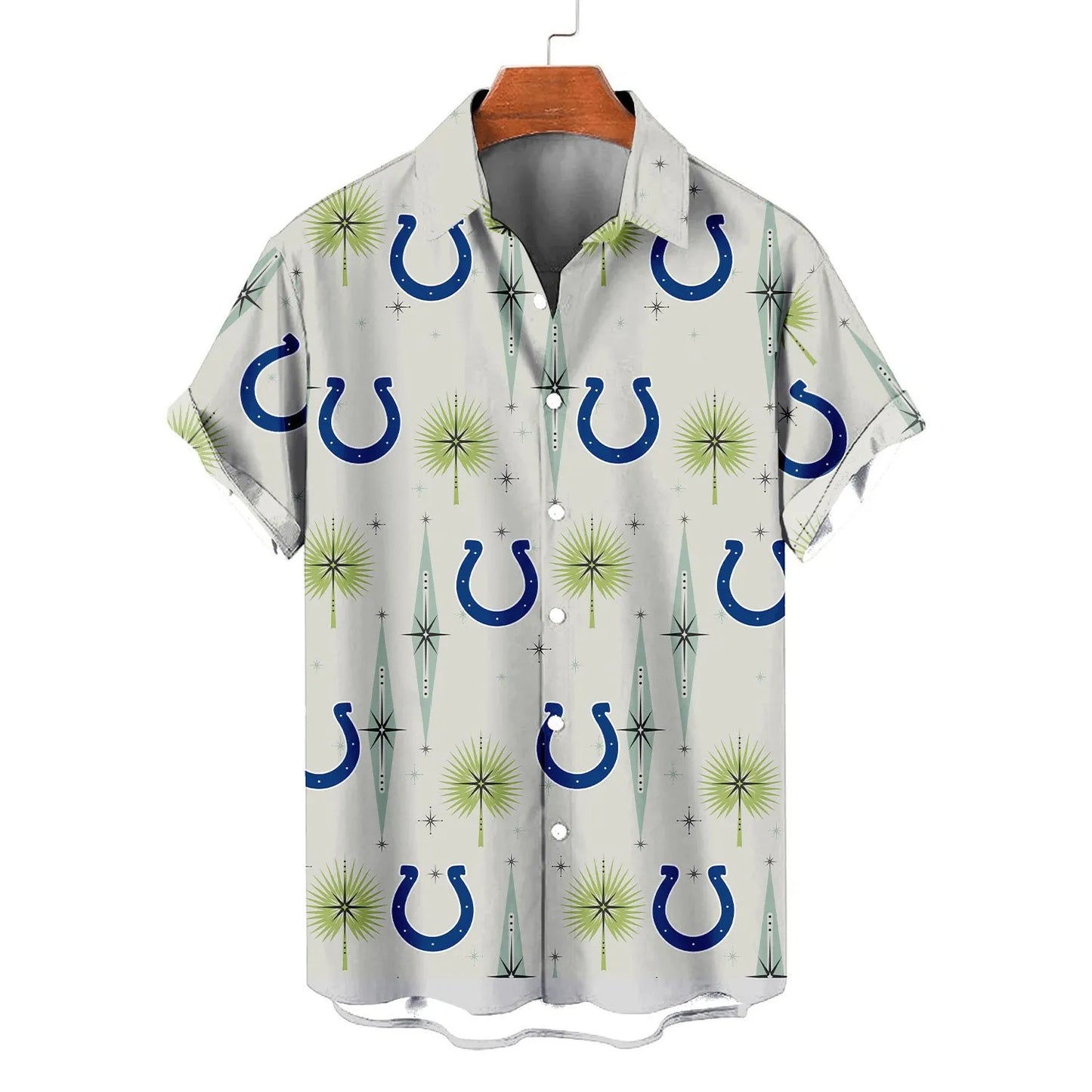 Indianapolis Colts Summer Hawaiian Shirt Logo AZBTHWS000009