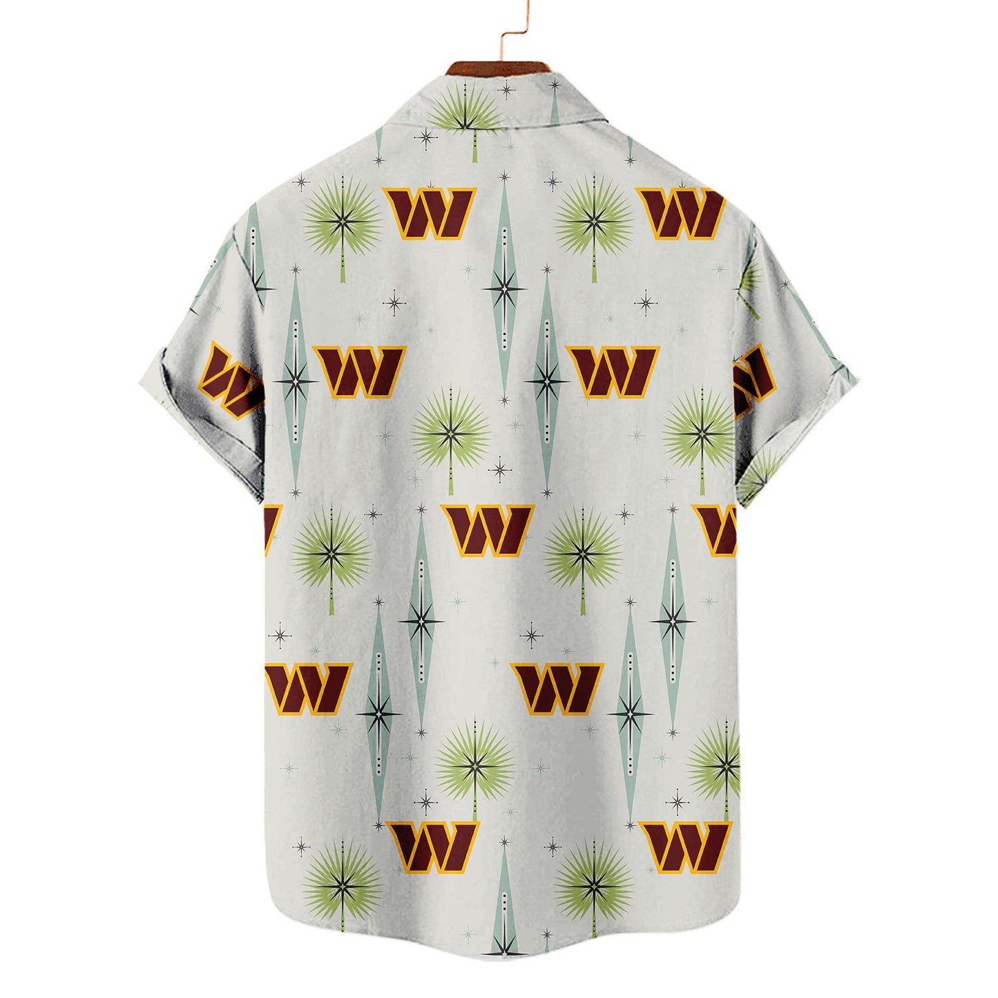 Washington Commanders Summer Hawaiian Shirt Logo AZBTHWS000003