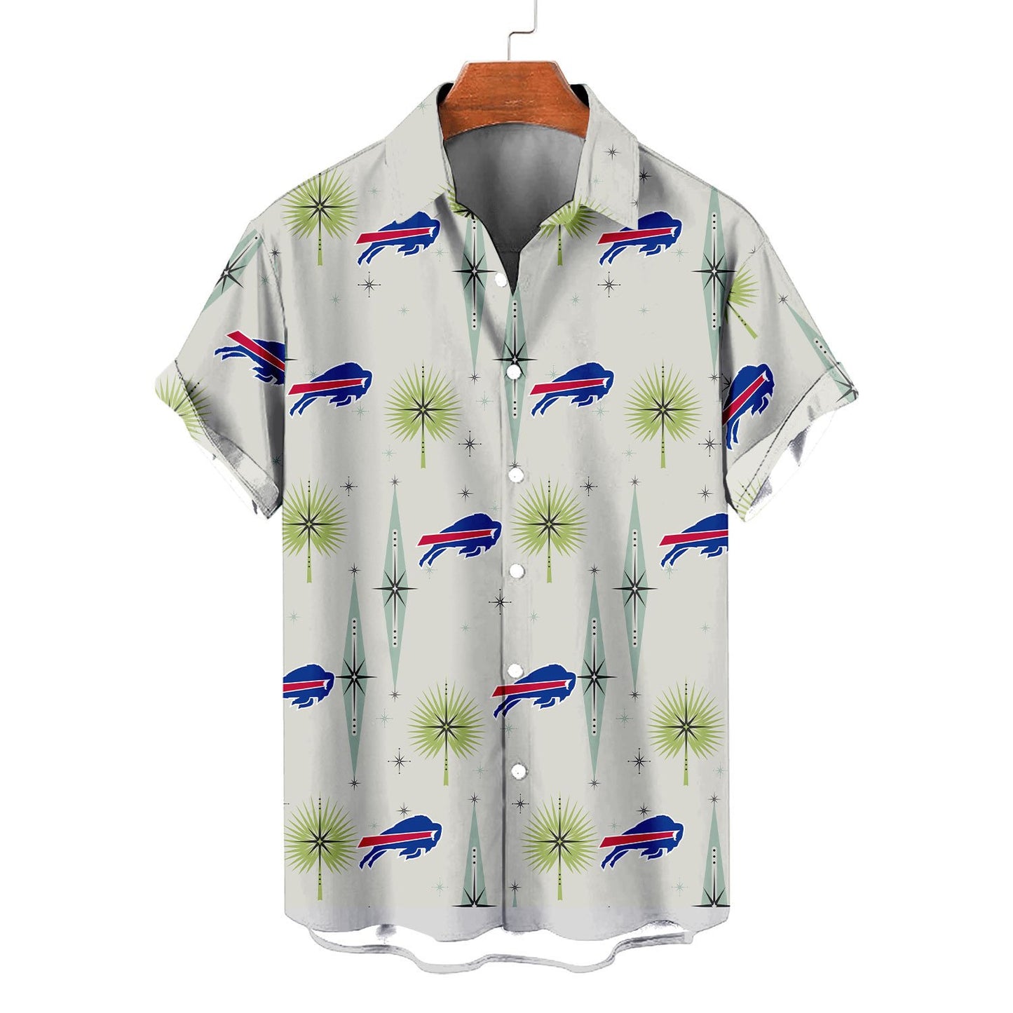Buffalo Bills Summer Hawaiian Shirt Logo AZBTHWS000016