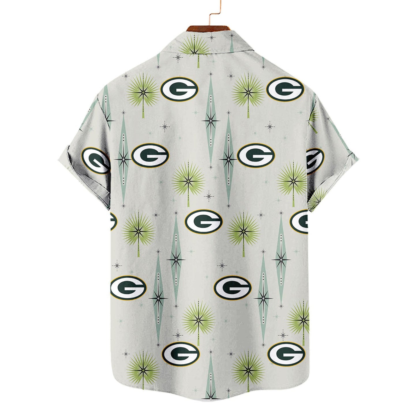 Green Bay Packers Summer Hawaiian Shirt Logo AZBTHWS000014