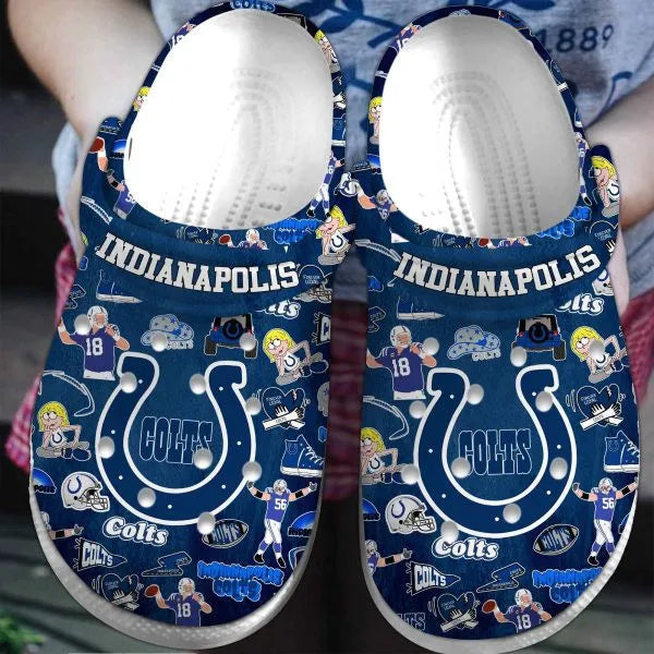 Indianapolis Colts Clogs Shoes AZBTCL000044