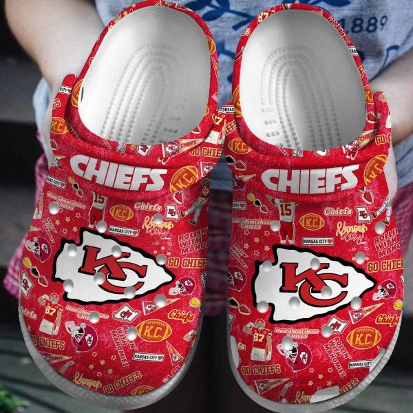 Kansas City Chiefs Clogs Shoes AZBTCL000010